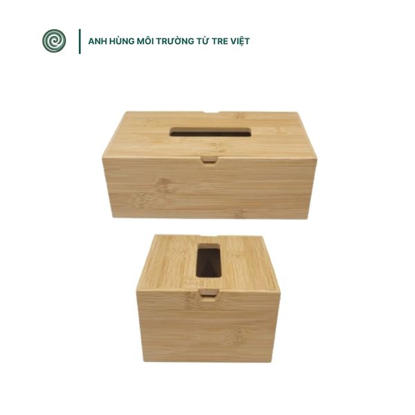  Hộp đựng khăn giấy bằng tre | Bamboo Tissue Box 
