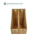  Kệ tre để hồ sơ | Bamboo File Organizer 
