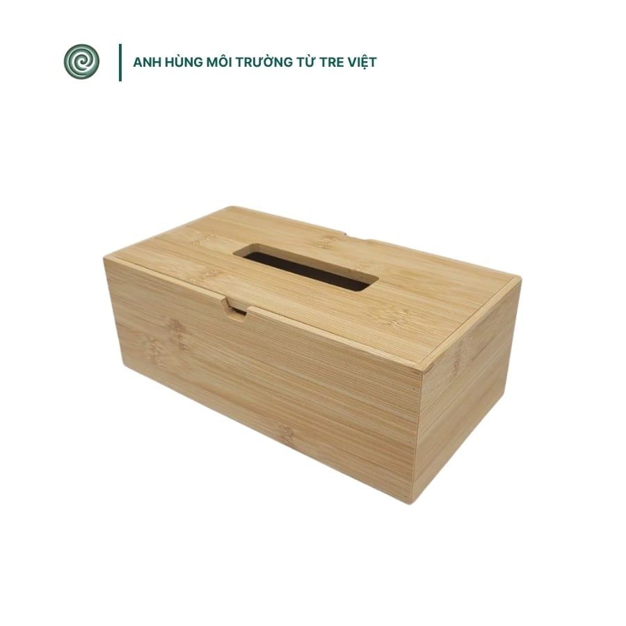  Hộp đựng khăn giấy bằng tre | Bamboo Tissue Box 