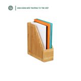  Kệ tre để hồ sơ | Bamboo File Organizer 