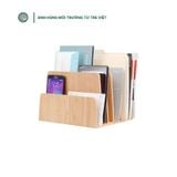  Kệ tre để hồ sơ | Bamboo File Organizer 