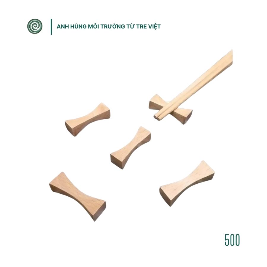  Kệ gác đũa bằng tre | Bamboo Chopstick Holder 