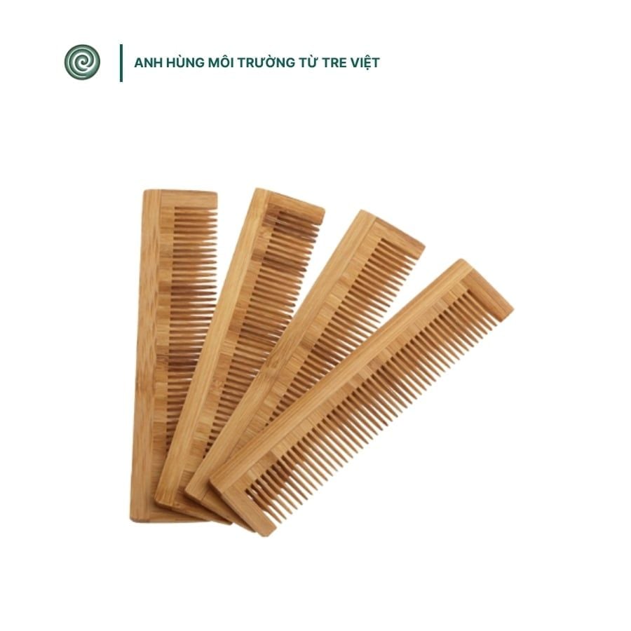  Lược chải tóc bằng tre | Bamboo Comb 