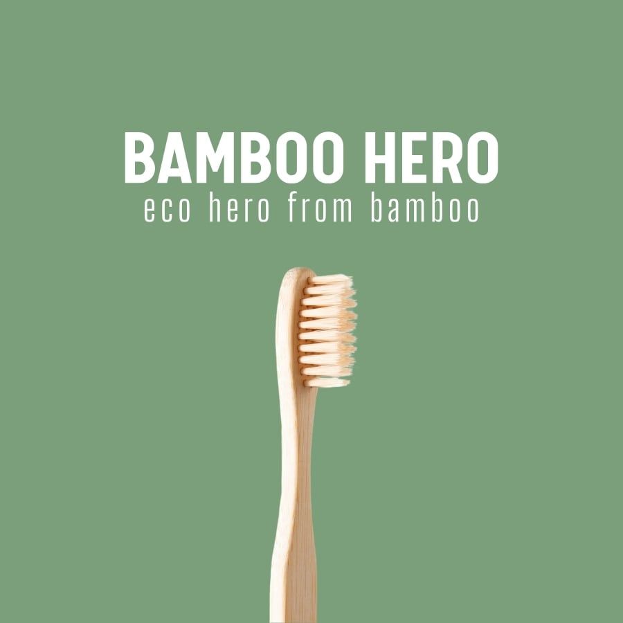  Bàn chải đánh răng bằng tre | Bamboo Toothbrush 