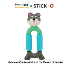 Đồ chơi xếp hình nam châm Hàn Quốc Stick-O PEEKABOO CAT & DOG SET