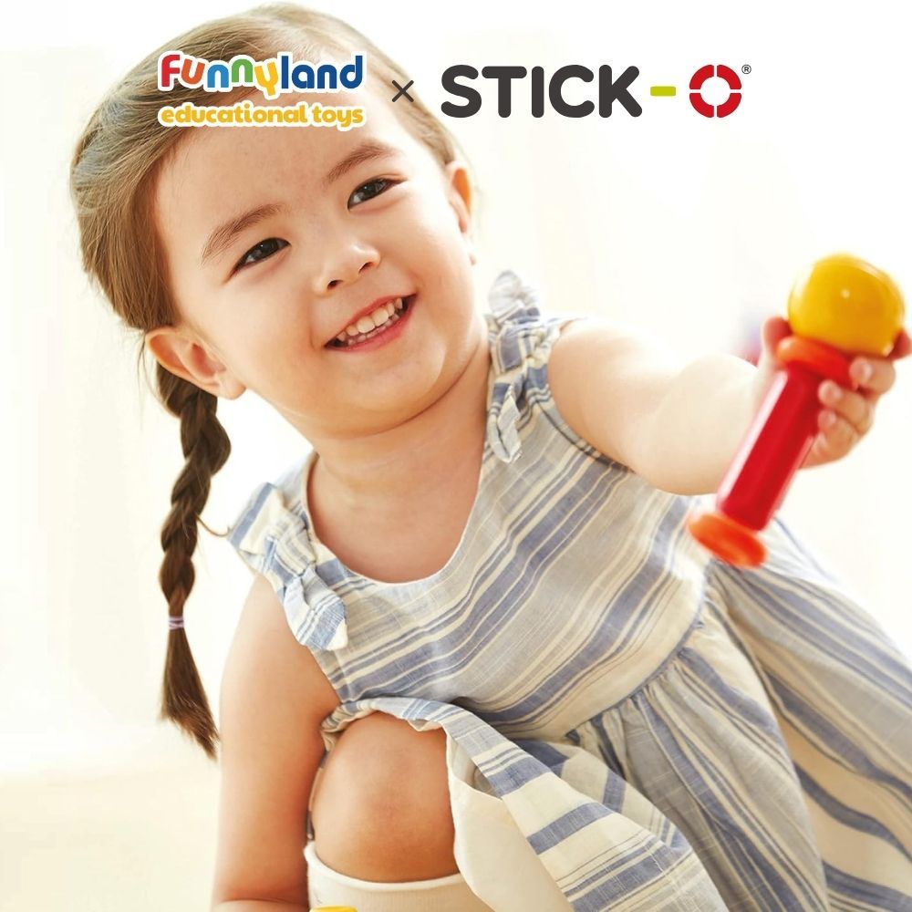 Đồ chơi xếp hình nam châm Hàn Quốc Stick-O BASIC 30 SET