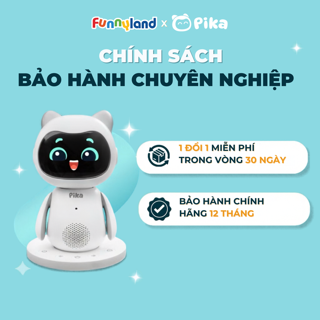 Robot Pika - Robot thông minh học tiếng anh
