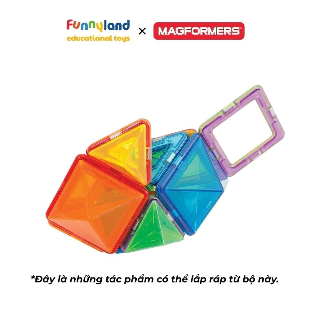 Đồ chơi xếp hình nam châm Hàn Quốc Magformers Hộp Sáng Tạo