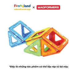 Đồ chơi xếp hình nam châm Hàn Quốc Magformers Bộ cơ bản 14 mảnh