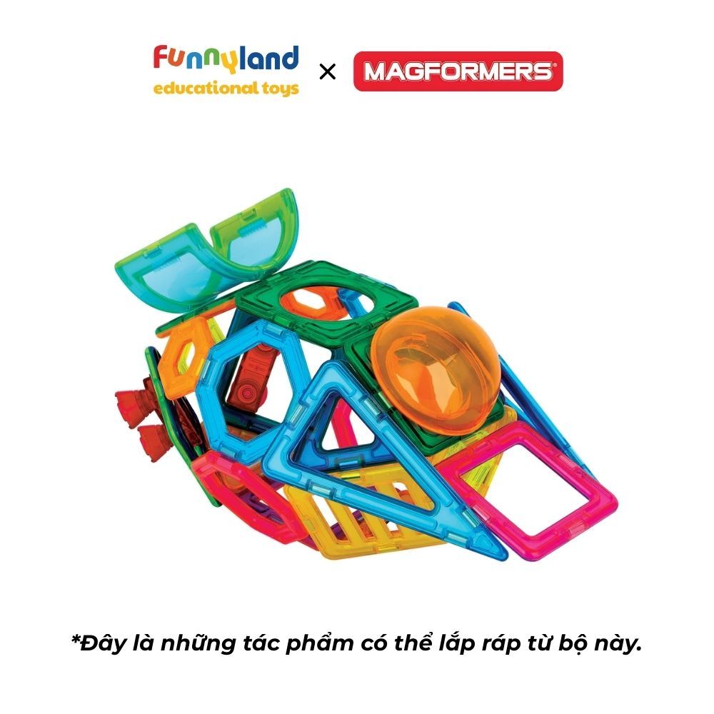 Đồ chơi xếp hình nam châm Hàn Quốc Magformers Bộ Vùng Đất Kỳ Ảo 31 chi tiết
