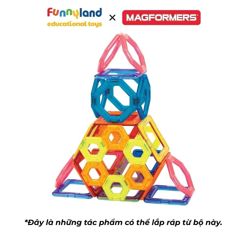 Đồ chơi xếp hình nam châm Hàn Quốc Magformers Thử thách 30 mảnh