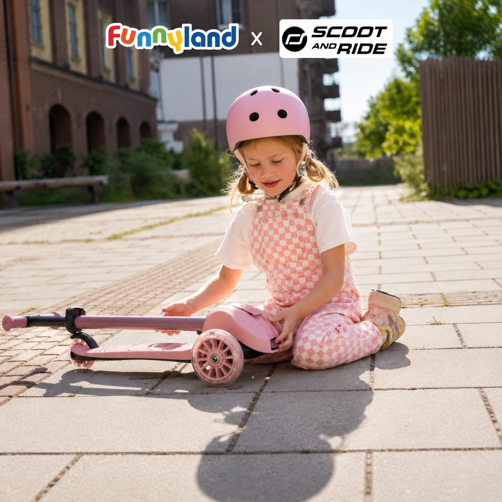 Scoot and Ride - Xe scooter trẻ em Scoot and Ride Highwaykick 3S (Rose)