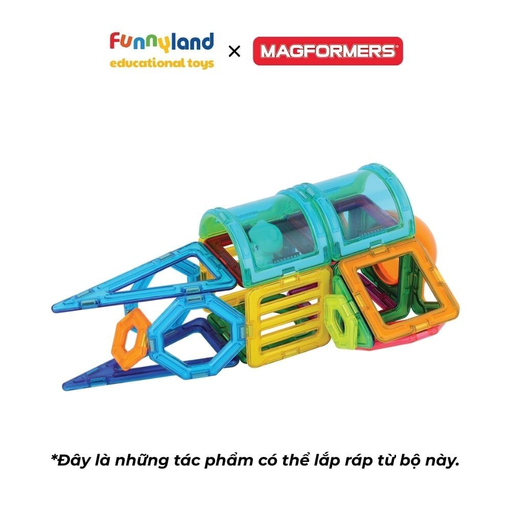 Đồ chơi xếp hình nam châm Hàn Quốc Magformers Bộ Vùng Đất Kỳ Ảo 31 chi tiết