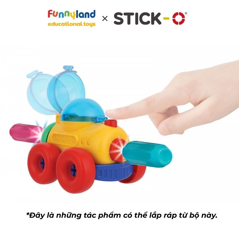 Đồ chơi xếp hình nam châm Hàn Quốc Stick-O MY FIRST WHEEL SET