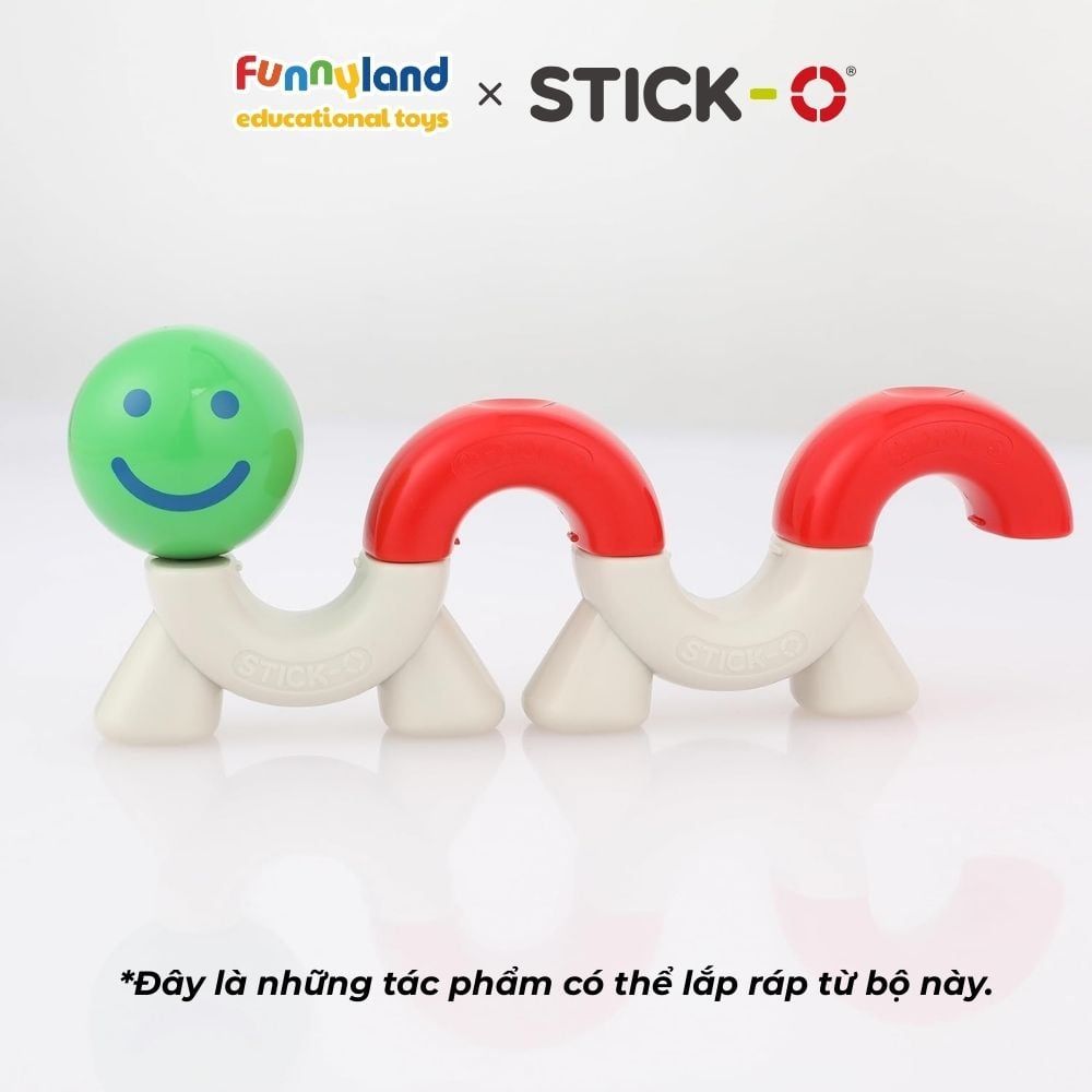 Đồ chơi xếp hình nam châm Hàn Quốc Stick-O PEEKABOO CAT & DOG SET