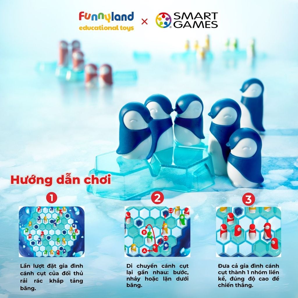 SmartGames - Thử Thách Tập Hợp Chim Cánh Cụt