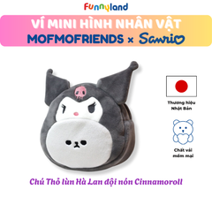 Chú Mèo British Shorthair đội nón Kuromi - Ví Mini hình nhân vật