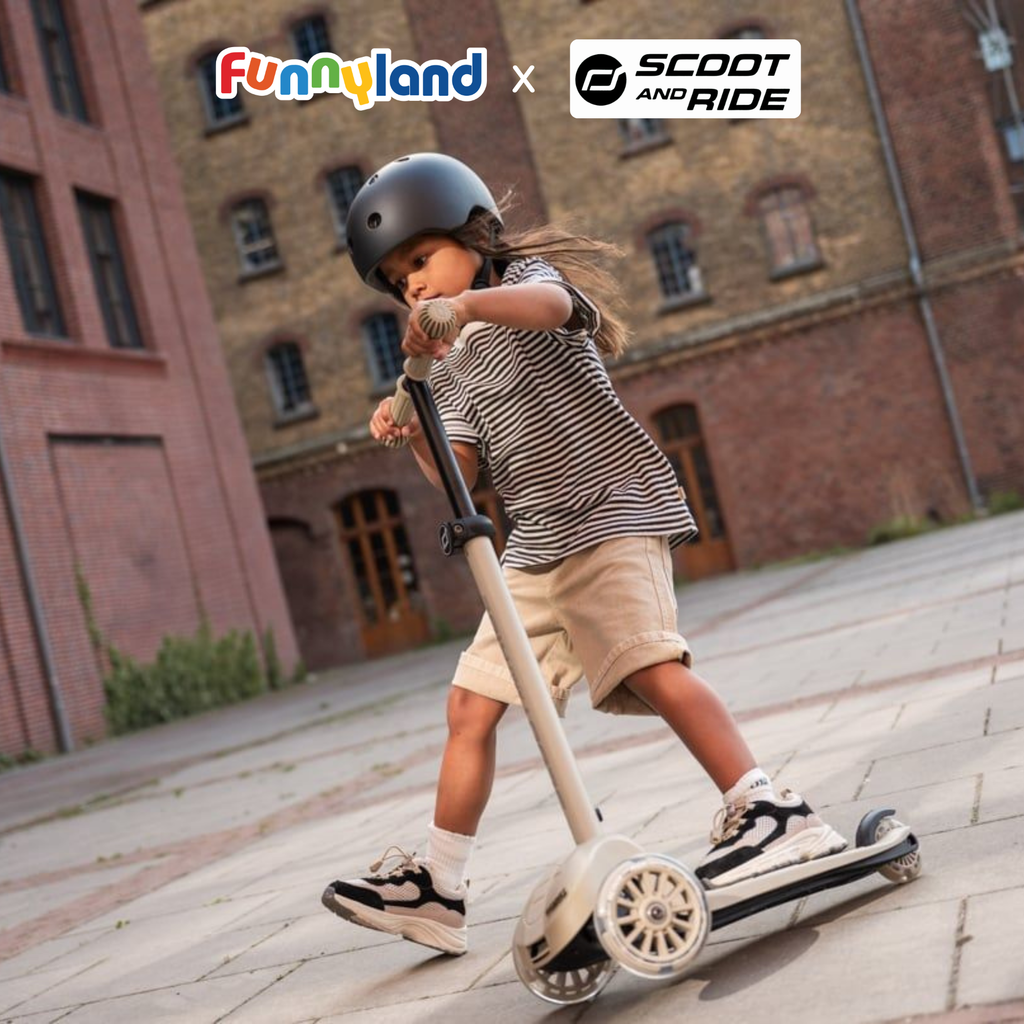 Scoot and Ride - Xe scooter trẻ em Scoot and Ride Highwaykick 3S (Ash)