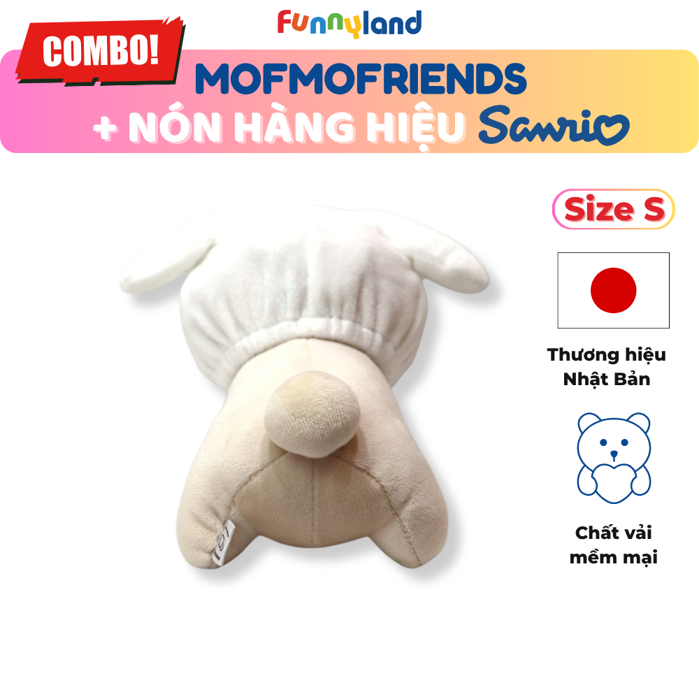 Thú bông MofmoFriends S With Cap - Cinnamoroll