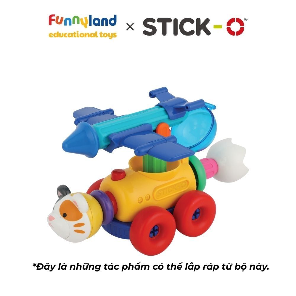 Đồ chơi xếp hình nam châm Hàn Quốc Stick-O MY FIRST FRIENDS SET