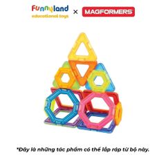 Đồ chơi xếp hình nam châm Hàn Quốc Magformers Bộ thử thách 14 mảnh