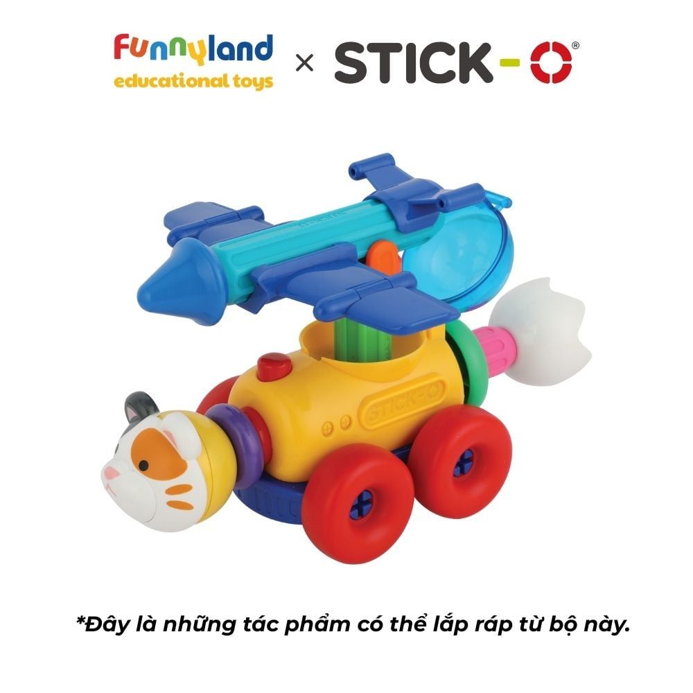 Đồ chơi xếp hình nam châm Hàn Quốc Stick-O MY FIRST FRIENDS SET