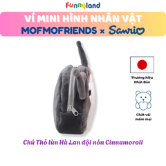 Chú Mèo British Shorthair đội nón Kuromi - Ví Mini hình nhân vật