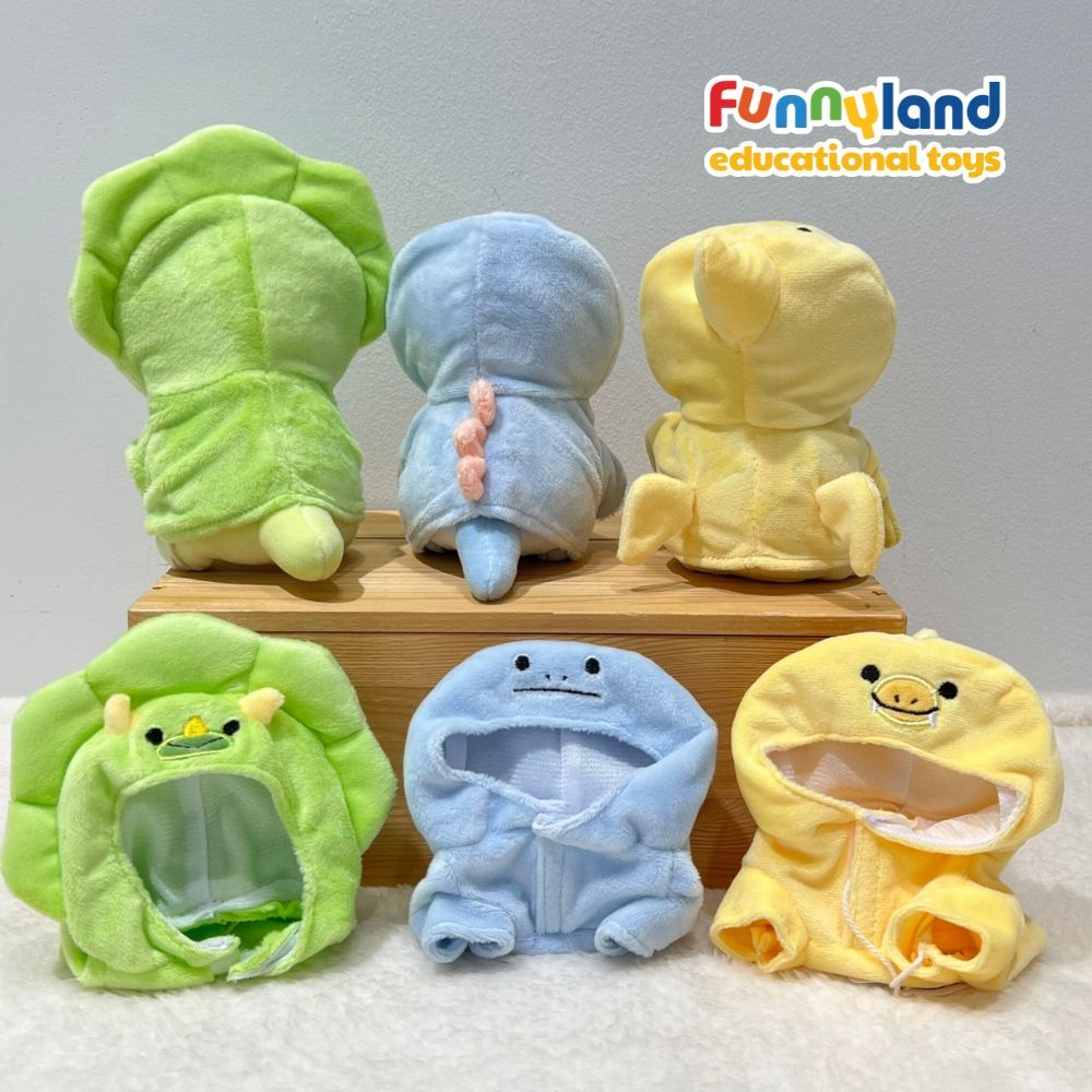 Phụ kiện Thú bông MofmoFriends Mini Hoodie - Khủng long Stegosaurus