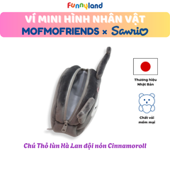 Chú Mèo British Shorthair đội nón Kuromi - Ví Mini hình nhân vật