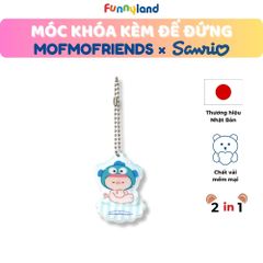 Chú Heo Micro Pig đội nón Hangyodon - Móc khóa kèm đế đứng 2 trong 1