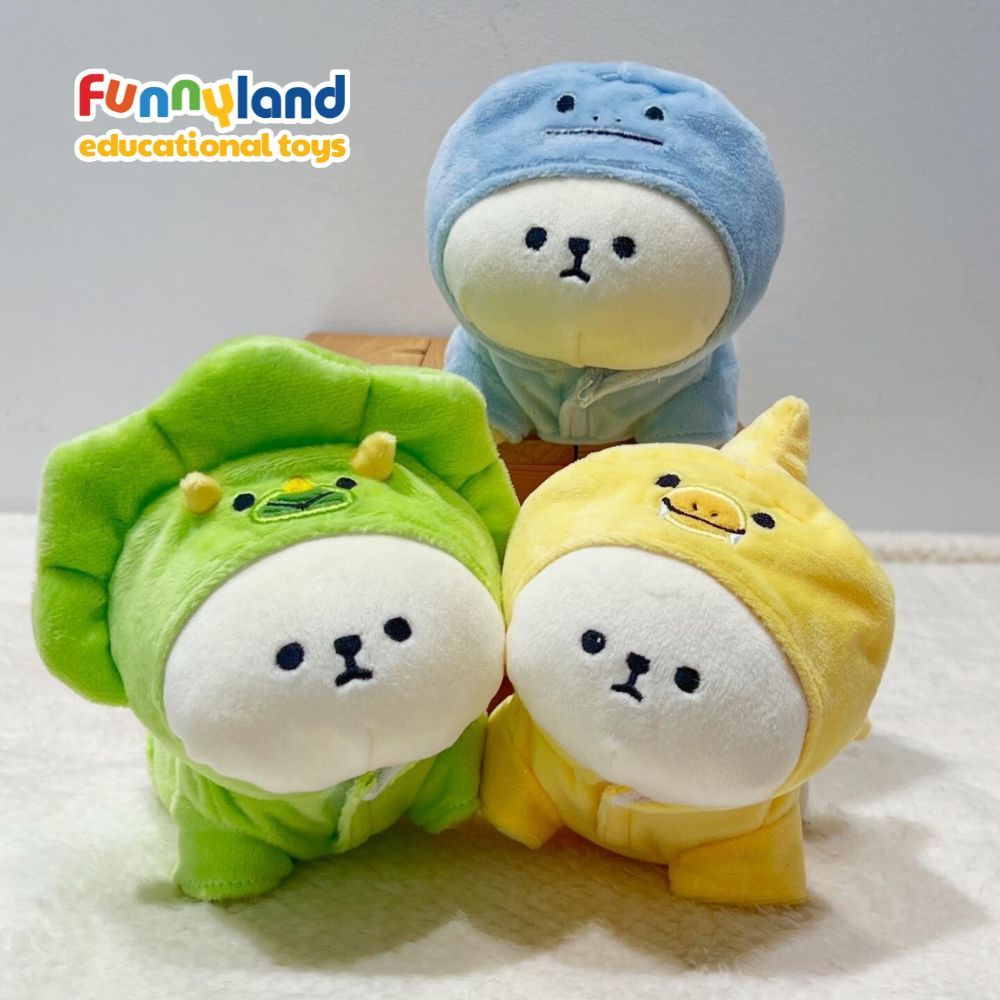 Phụ kiện Thú bông MofmoFriends Mini Hoodie - Khủng long Stegosaurus