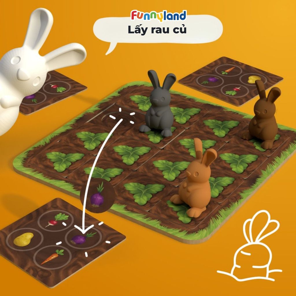 Đồ chơi trí tuệ Smartgames Thử thách Grabbit