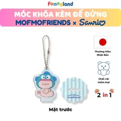 Chú Heo Micro Pig đội nón Hangyodon - Móc khóa kèm đế đứng 2 trong 1