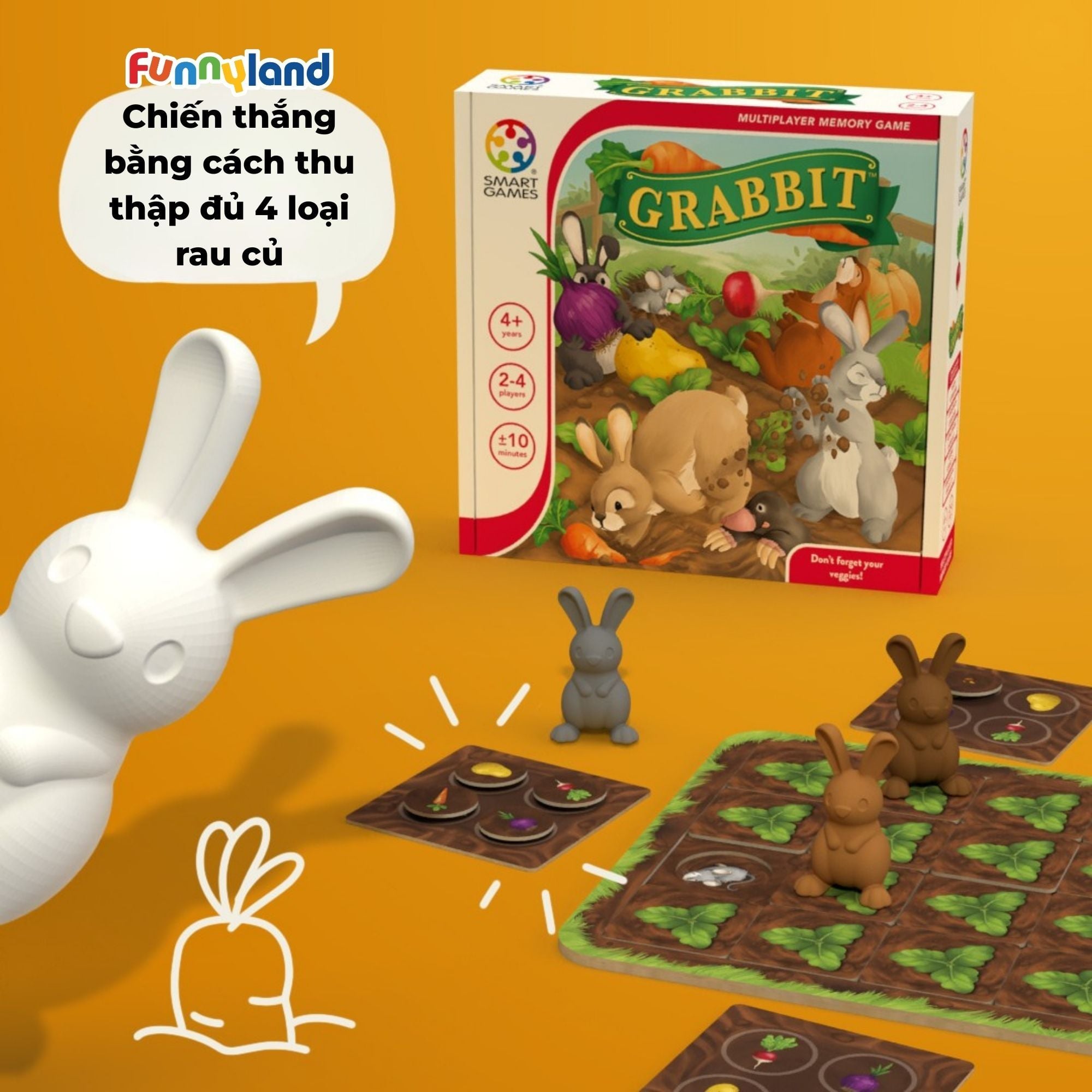 Đồ chơi trí tuệ Smartgames Thử thách Grabbit