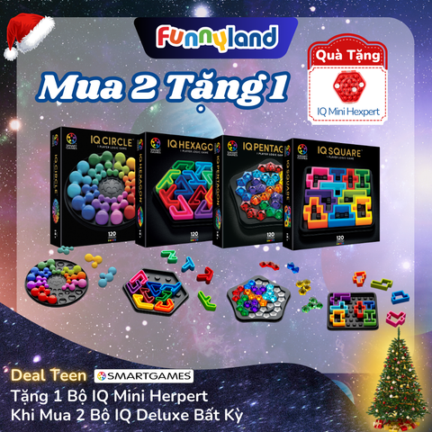 Đồ chơi trí tuệ Smartgames thử thách IQ Deluxe - Pentagon