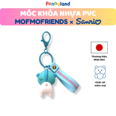 Chú Heo Micro Pig đội nón Hangyodon - Móc Khóa Nhựa PVC