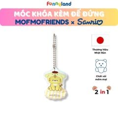 Chú Hổ Tiger đội nón Pompompurin - Móc khóa kèm đế đứng 2 trong 1