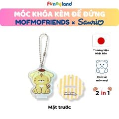Chú Hổ Tiger đội nón Pompompurin - Móc khóa kèm đế đứng 2 trong 1