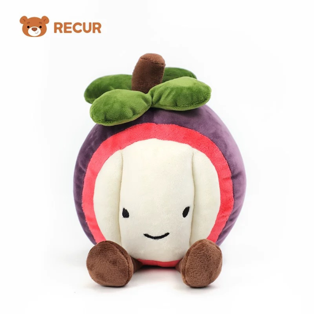 Recur - Đồ chơi nhồi bông Quả Măng Cụt (M)