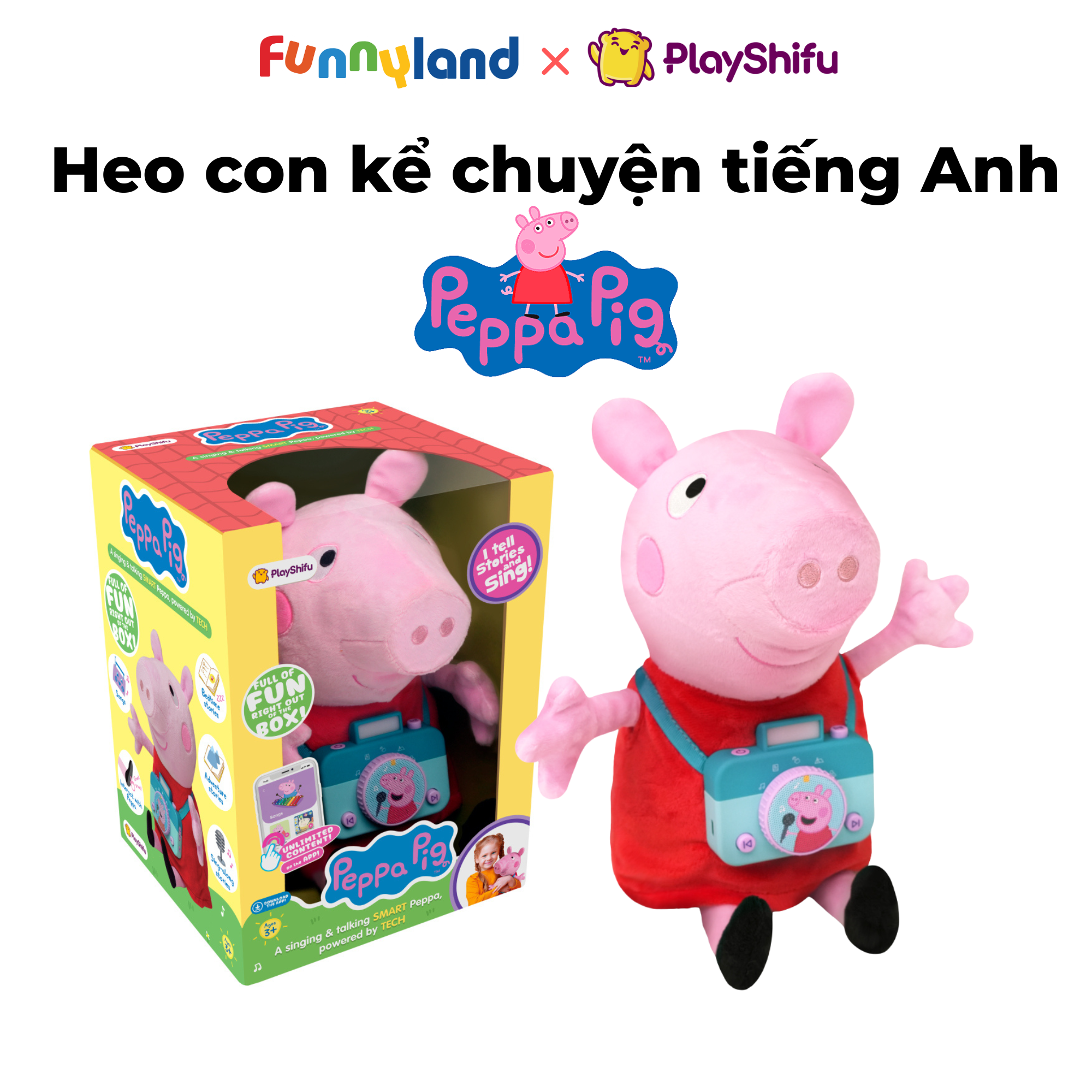 Peppa Pig - Heo con kể chuyện tiếng Anh