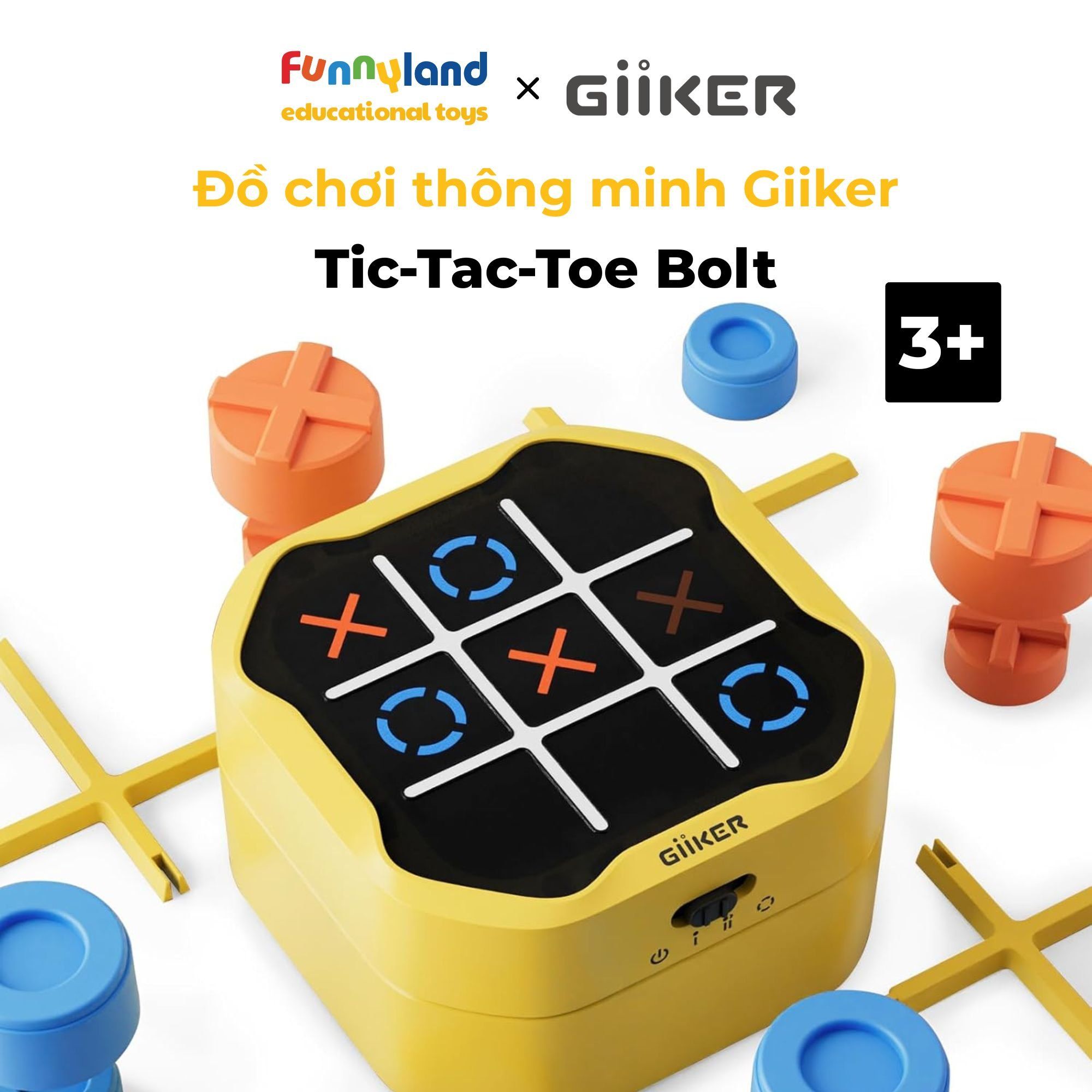 Đồ chơi thông minh Giiker Tic-Tac-Toe Bolt