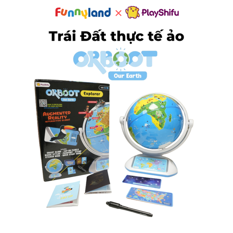 Bộ đồ chơi trẻ em: công nghệ AR "Trái Đất thực tế ảo"