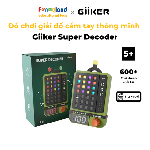 Đồ chơi giải đố cầm tay thông minh Giiker Super Decoder