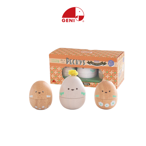 Geni - Bộ trứng gà có âm thanh Peckys ( Musical Chicken Eggs)
