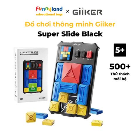 Đồ chơi xếp hình nam châm cảm ứng thông minh Giiker Super Slide Black