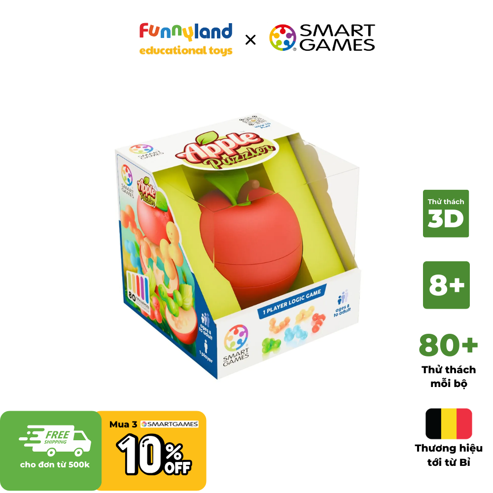 Đồ chơi trí tuệ Smartgames Thử thách Apple Puzzler