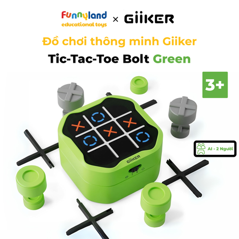 Đồ chơi thông minh Giiker Tic-Tac-Toe Bolt Green