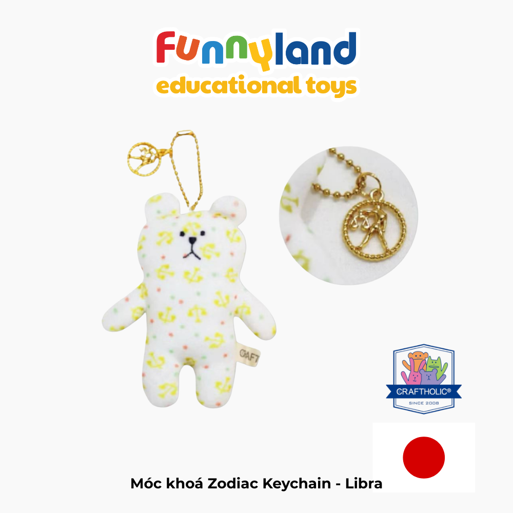 Móc khoá Craftholic Zodiac Keychain - Libra