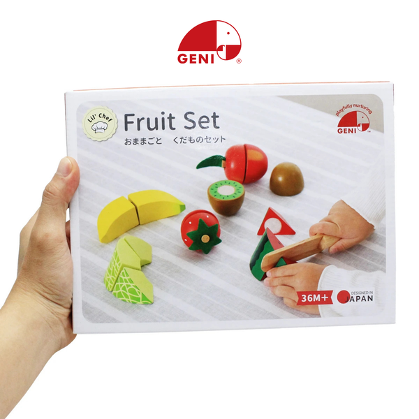 Geni - Bộ đồ chơi trái cây bằng gỗ (Fruit Set)
