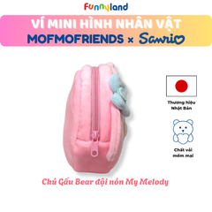 Chú Gấu Bear đội nón My Melody - Ví Mini hình nhân vật
